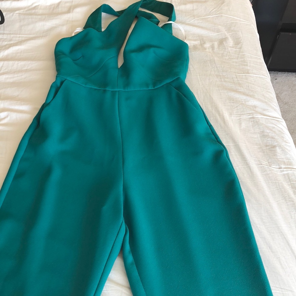 Dressy green jumpsuit